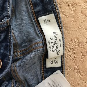 Abercrombie Dark Denim Skinny Jeans